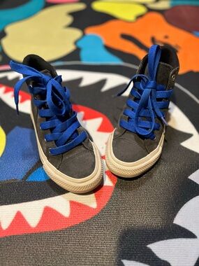 Converse Chuck Taylor All Star PC Boot Hi Kids Shoes Black-Blue 665161c sz us 12